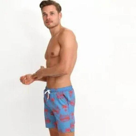 MOSMANN Wear/Under Palm Tree Swim Trunks - Picture 2 of 13